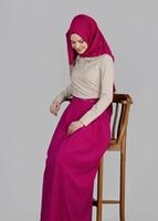 Vêtements hijab POURPRE T 6664 Criss Etek-Alv Fashion