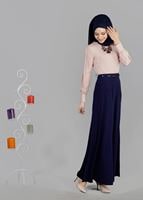 Tesettür giyim LACİVERT T 6696 Gino Tesettür Etek-Alv Fashion