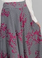 Vêtements hijab FUCHSIA T 6700 Moss Crep Tesettür Etek-Alv Fashion