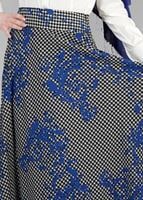 Vêtements hijab BLEU MARINE T 6700 Moss Crep Tesettür Etek-Alv Fashion