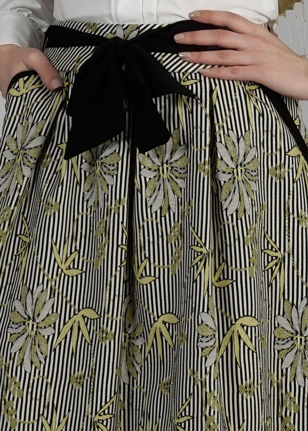 Vêtements hijab VERT T 6711 Jakar Tesettür Etek-Alv Fashion