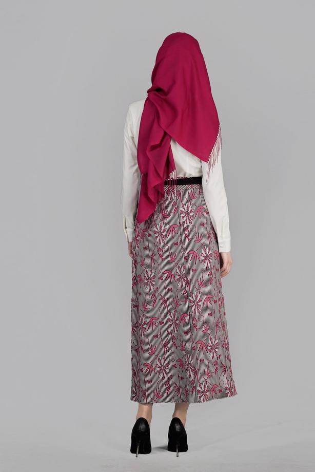 Vêtements hijab  T 6711 Jakar Tesettür Etek-Alv Fashion - TRENDTESETTÜR