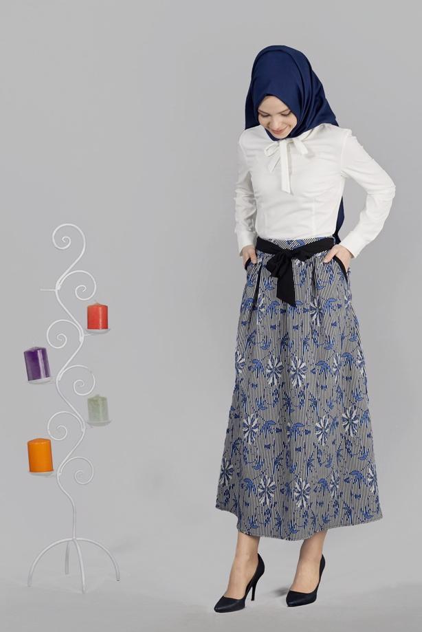 Vêtements hijab  T 6711 Jakar Tesettür Etek-Alv Fashion - TRENDTESETTÜR
