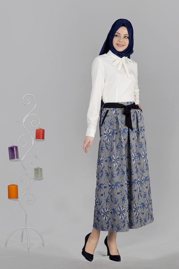 Vêtements hijab  T 6711 Jakar Tesettür Etek-Alv Fashion - TRENDTESETTÜR