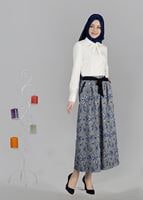 Hijab clothing NAVY BLUE T 6711 Jakar Tesettür Etek-Alv Fashion