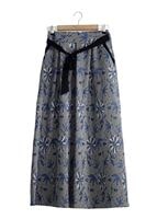 Hijab clothing NAVY BLUE T 6711 Jakar Tesettür Etek-Alv Fashion