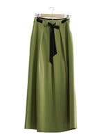 Tesettür giyim YEŞİL T 6734 Dilma Tesettür Etek-Alv Fashion