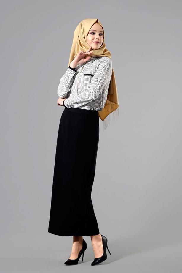 Vêtements hijab  T 6914 Selin Etek-Garzen - TRENDTESETTÜR