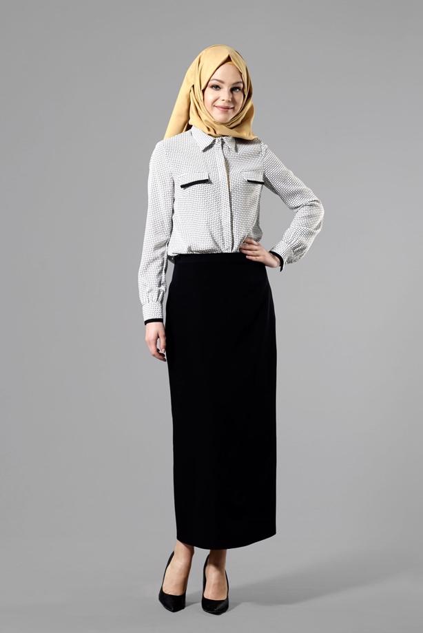 Vêtements hijab  T 6914 Selin Etek-Garzen - TRENDTESETTÜR