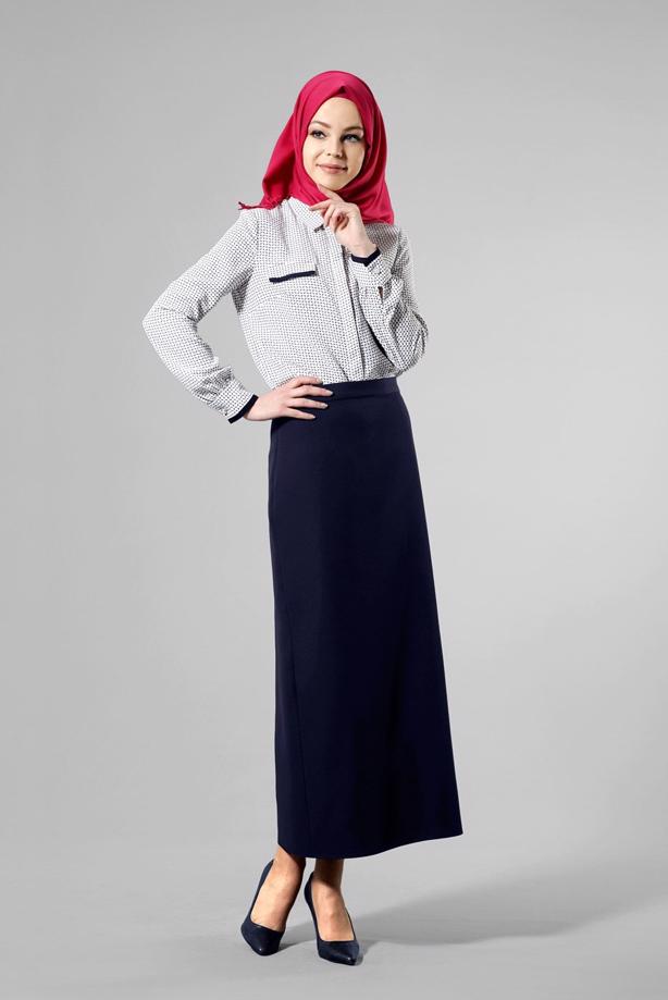 Vêtements hijab  T 6914 Selin Etek-Garzen - TRENDTESETTÜR