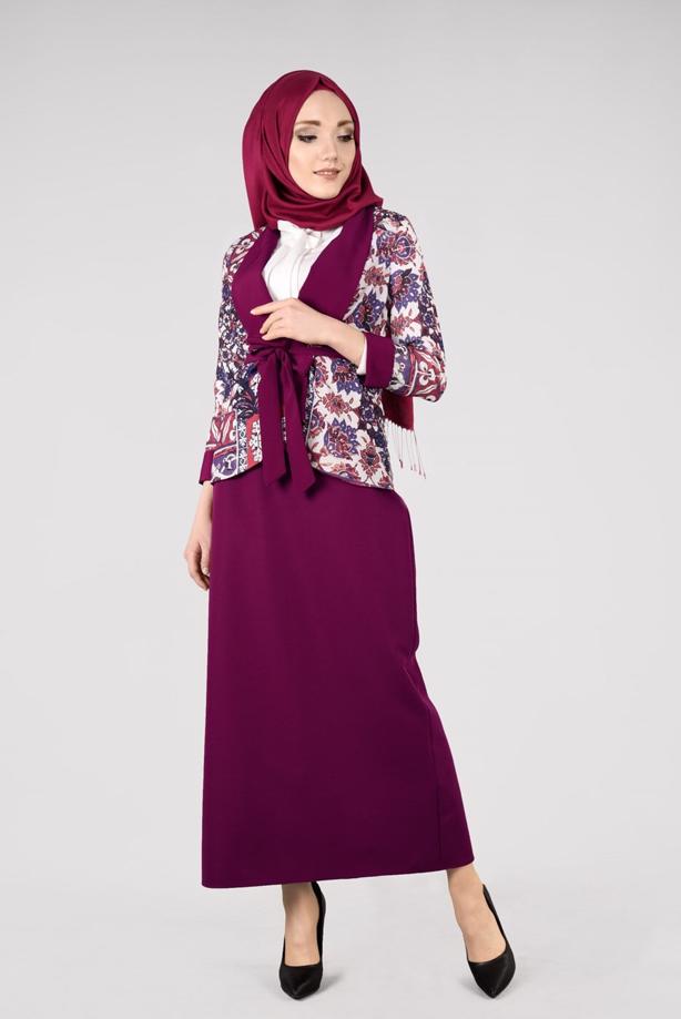 Vêtements hijab  T 6914 Selin Etek-Garzen - TRENDTESETTÜR