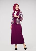 Hijab clothing PLUM T 6914 Selin Etek-Garzen