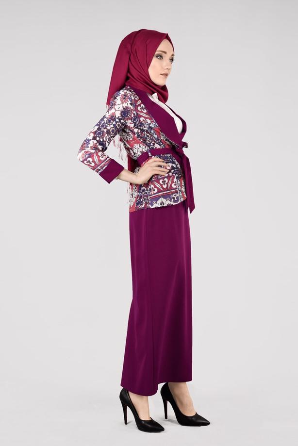 Vêtements hijab  T 6914 Selin Etek-Garzen - TRENDTESETTÜR