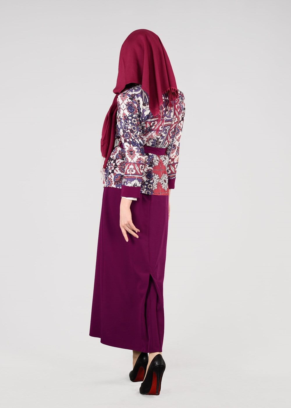 Hijab clothing PLUM T 6914 Selin Etek-Garzen