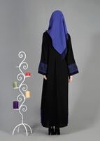 Tesettür giyim SİYAH T 8139 Gino Tesettür Ferace-Alv Fashion