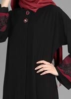 Tesettür giyim SİYAH T 8139 Gino Tesettür Ferace-Alv Fashion