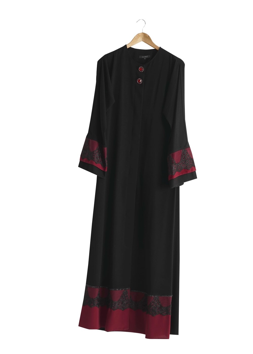 Tesettür giyim SİYAH T 8139 Gino Tesettür Ferace-Alv Fashion