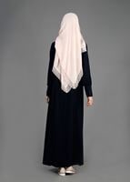 Tesettür giyim LACİVERT T 8124 Gino Tesettür Ferace-Alv Fashion