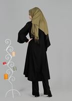 Tesettür giyim SİYAH T 8149 Sude Tesettürlü Pantolon Ferace-Alv Fashion