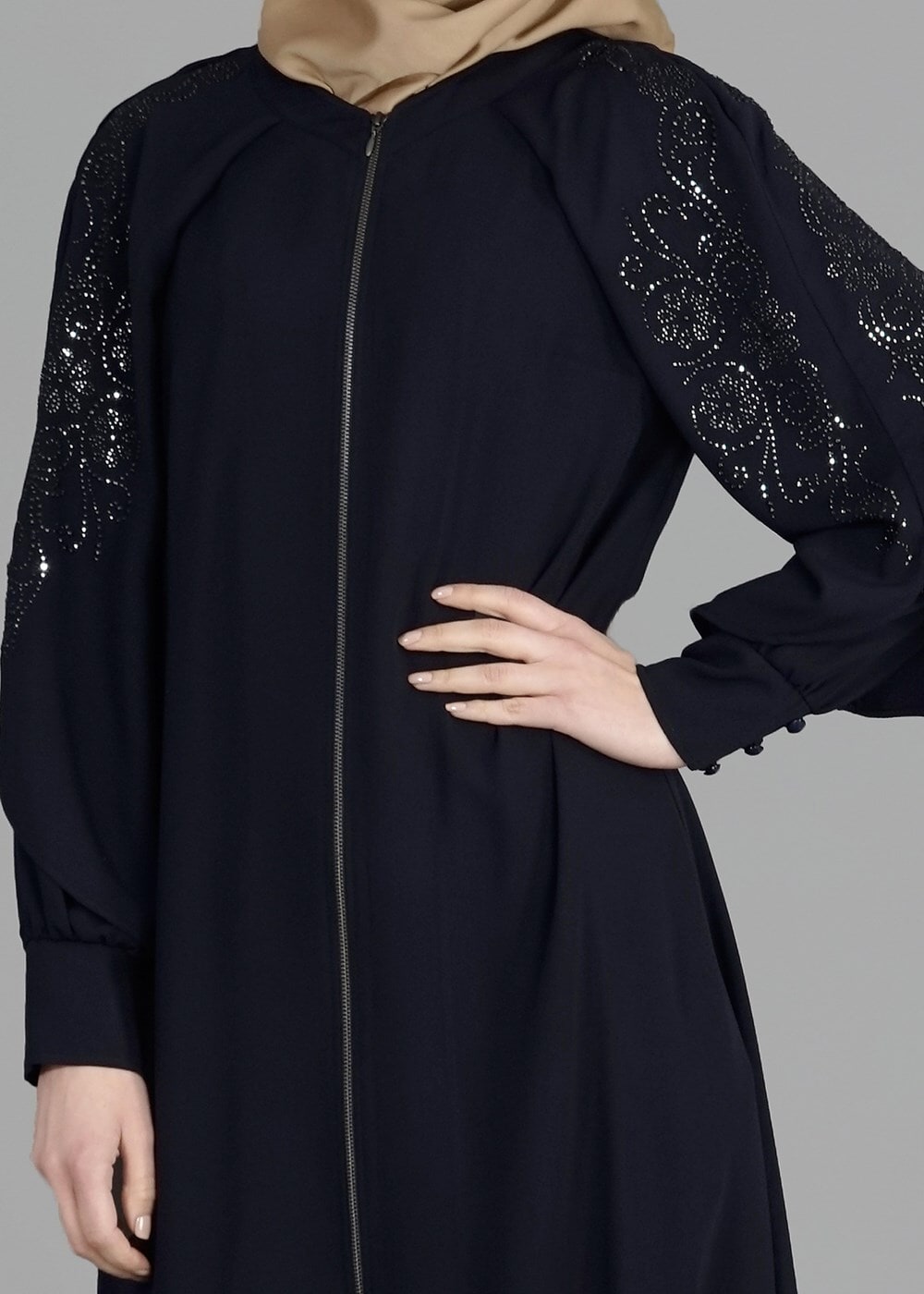 Tesettür giyim LACİVERT T 8149 Sude Tesettürlü Pantolon Ferace-Alv Fashion