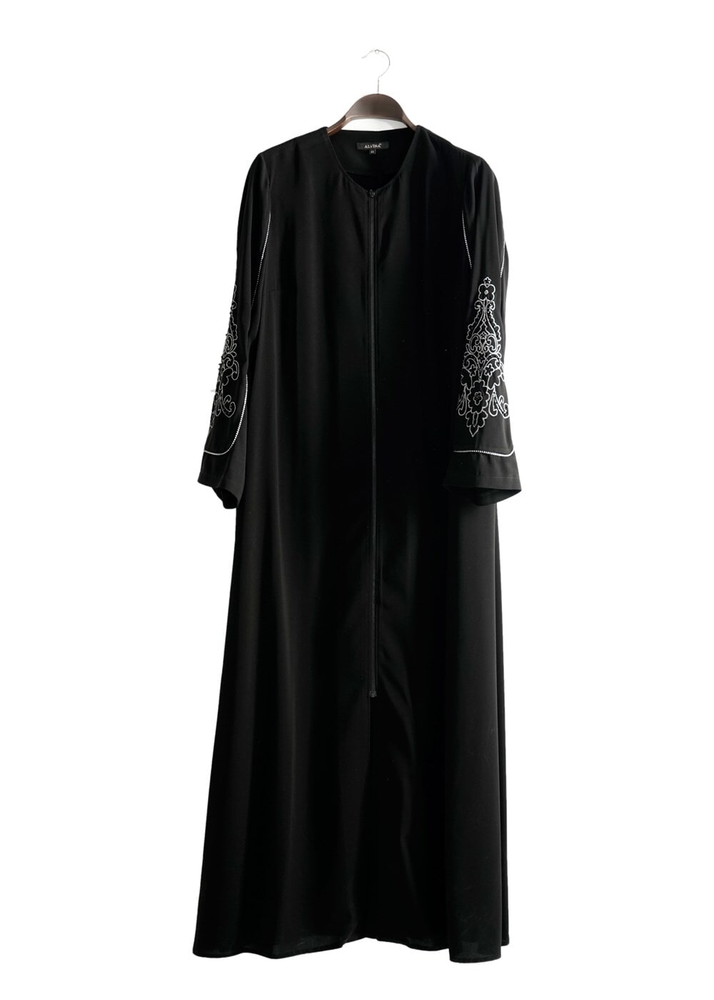 Vêtements hijab NOIR T 8155 Gino Tesettür Ferace-Alv Fashion