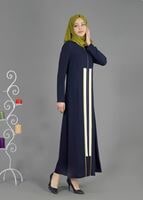 Tesettür giyim LACİVERT T 8170 Farah Tesettür Ferace-Alv Fashion