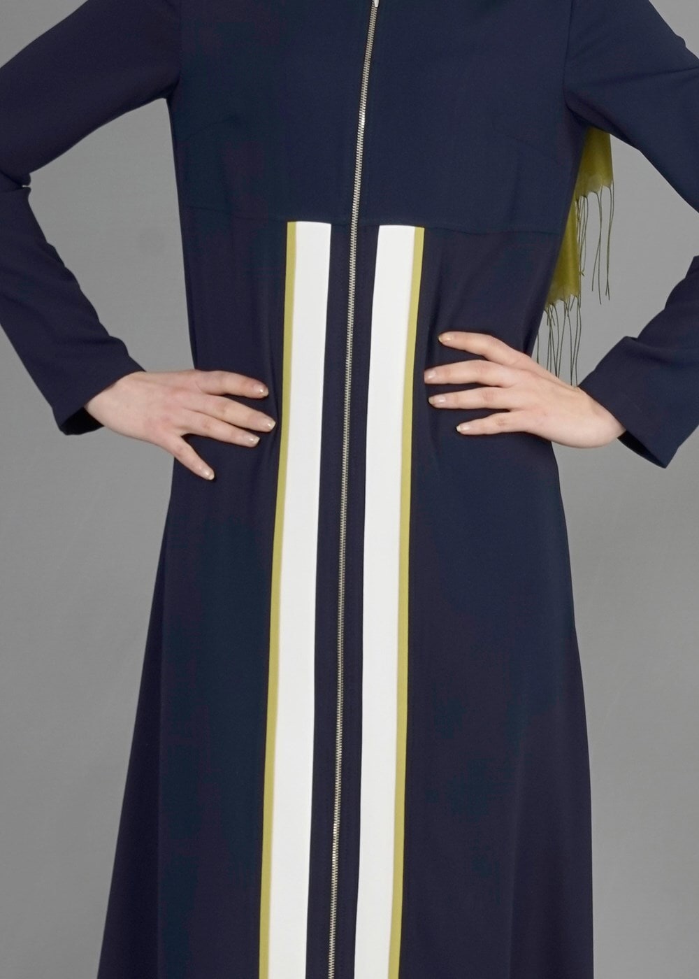 Tesettür giyim LACİVERT T 8170 Farah Tesettür Ferace-Alv Fashion