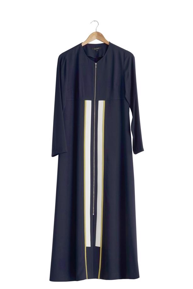 Hijab clothing  T 8170 Farah Tesettür Ferace-Alv Fashion - TRENDTESETTÜR