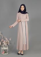 Tesettür giyim PUDRA T 8170 Farah Tesettür Ferace-Alv Fashion