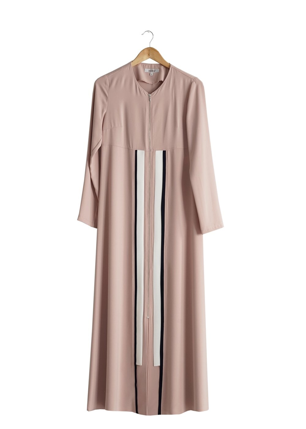 Tesettür giyim PUDRA T 8170 Farah Tesettür Ferace-Alv Fashion