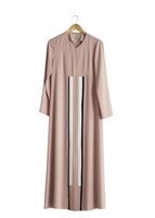 Tesettür giyim PUDRA T 8170 Farah Tesettür Ferace-Alv Fashion