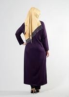 Tesettür giyim MÜRDÜM T 8180 Venezia Tesettür Ferace-Alv Fashion