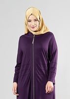 Tesettür giyim MÜRDÜM T 8180 Venezia Tesettür Ferace-Alv Fashion