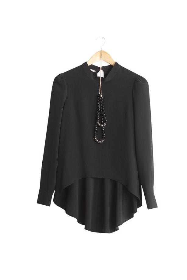 Hijab-Kleidung  T 7043 Tuay İnci Kolyeli Bluz - TRENDTESETTÜR