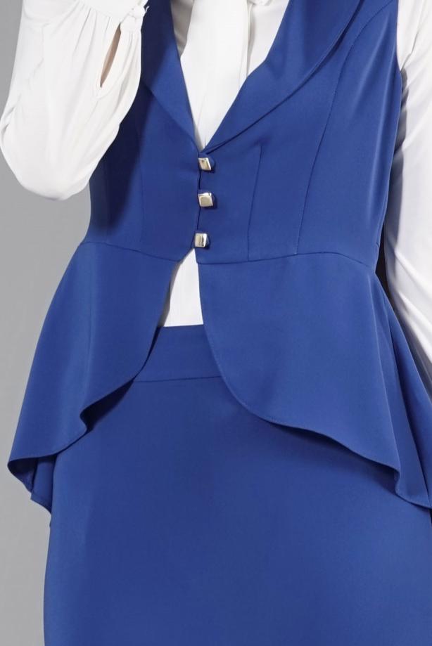 Vêtements hijab  T 7114 Tuay 2′li Kombinli Takım - TRENDTESETTÜR