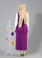 Vêtements hijab POURPRE T 7114 Tuay 2′li Kombinli Takım
