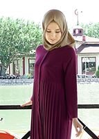 Vêtements hijab FUCHSIA T 7117 Tuay Pile Detaylı Tunik