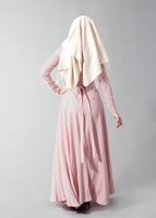 Vêtements hijab POUDRE T 1788-1 Tuay Kuşağı Boncuk İşlemeli Abiye