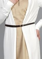 Vêtements hijab CRÈME CARDIGAN EN MAILLE À CAPUCHE 4956