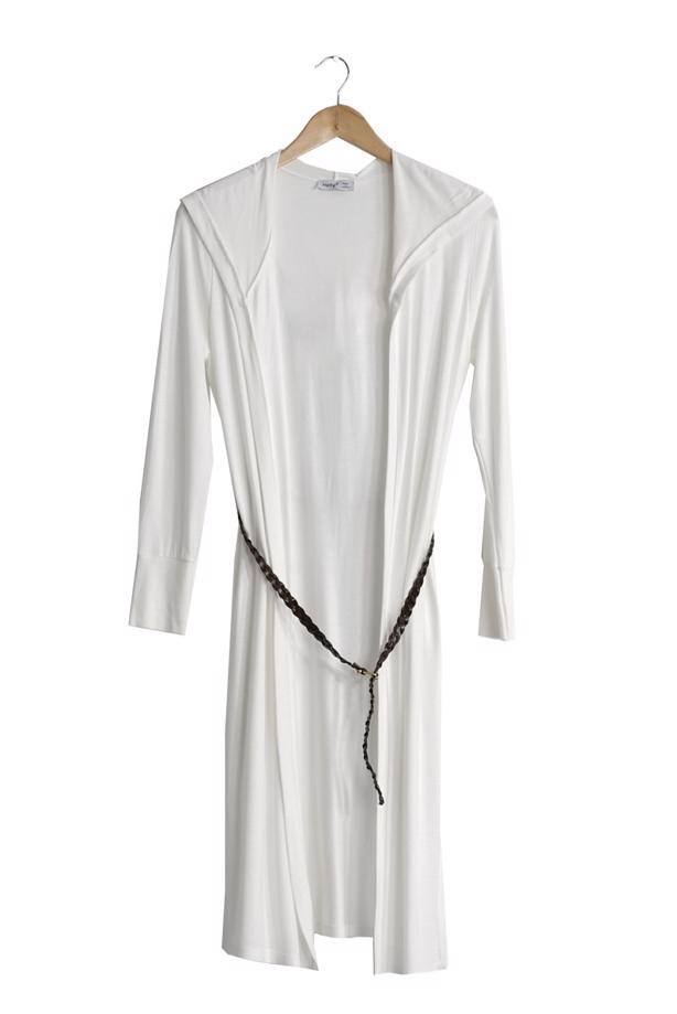 Tesettür giyim  KAPÜŞONLU TRİKO HIRKA 4956  - TRENDTESETTÜR