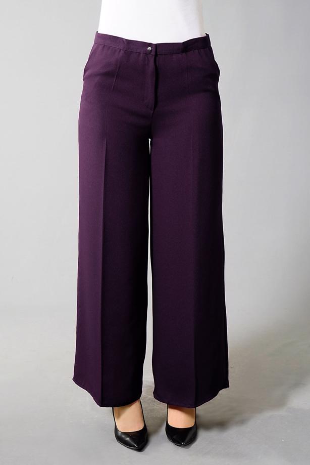 Tesettür giyim  BOL PAÇA CEPLİ PANTOLON 602  - TRENDTESETTÜR