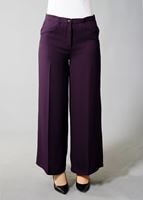 Tesettür giyim MOR BOL PAÇA CEPLİ PANTOLON 602 