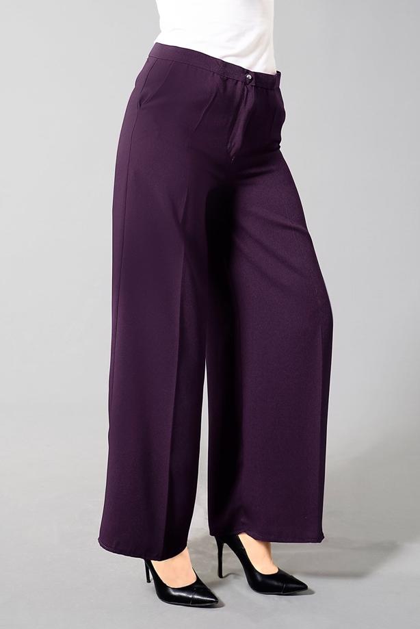 Tesettür giyim  BOL PAÇA CEPLİ PANTOLON 602  - TRENDTESETTÜR