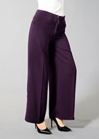 Tesettür giyim MOR BOL PAÇA CEPLİ PANTOLON 602 