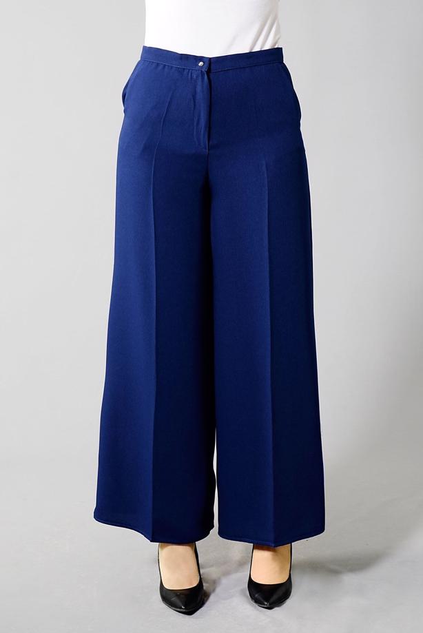 Tesettür giyim  BOL PAÇA CEPLİ PANTOLON 602  - TRENDTESETTÜR