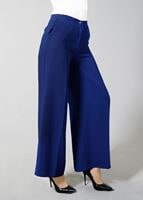 Tesettür giyim LACİVERT BOL PAÇA CEPLİ PANTOLON 602 