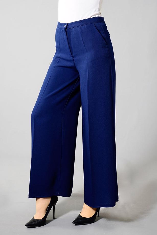 Tesettür giyim  BOL PAÇA CEPLİ PANTOLON 602  - TRENDTESETTÜR