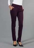 Hijab clothing CLARET RED T 1022 Kaside Likralı Dilli Dar Paça Pantolon