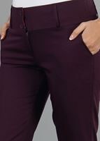 Hijab clothing CLARET RED T 1022 Kaside Likralı Dilli Dar Paça Pantolon