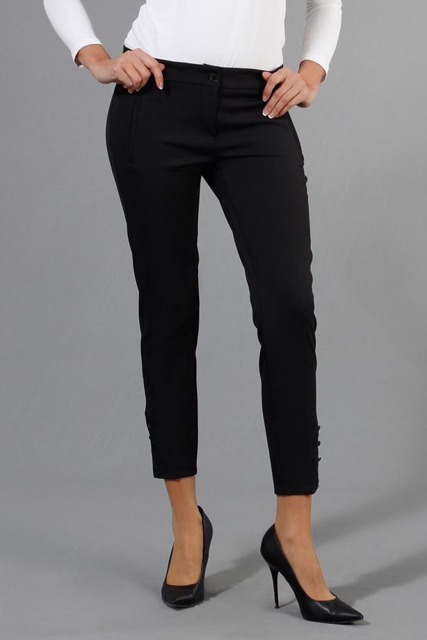 Vêtements hijab  T 1276 Kaside Paça Kısmı Düğmeli Pantolon - TRENDTESETTÜR